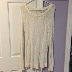 American eagle white sweater